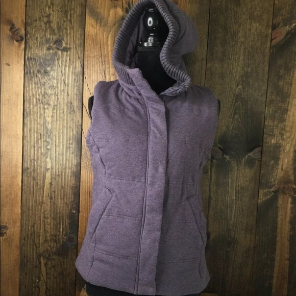 The North Face Jackets & Blazers - The north face sleeveless hoodie purple womens S